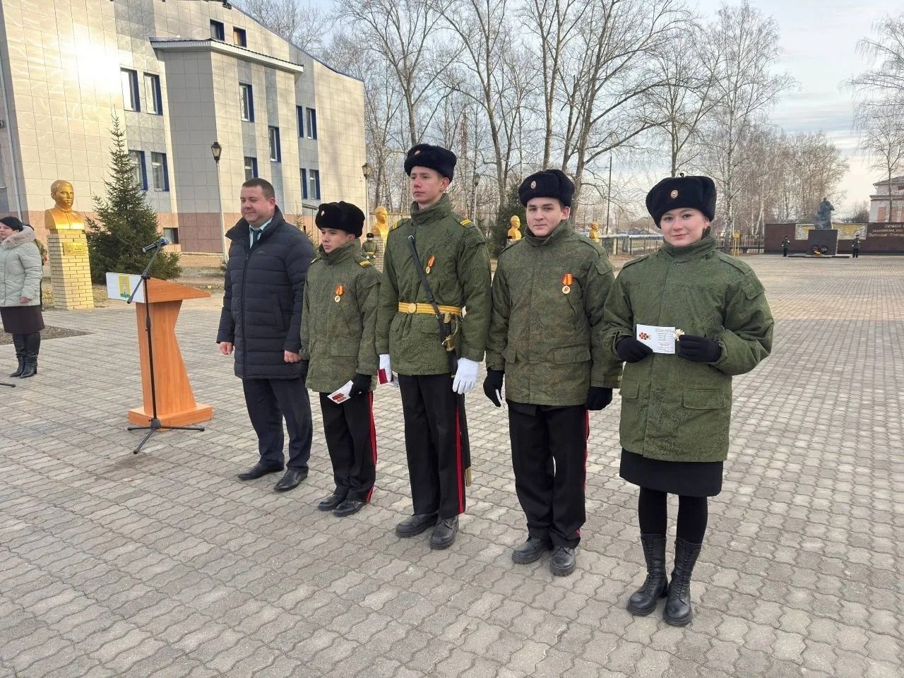 Двум юнармейским отрядам Спасского района присвоили имена героев