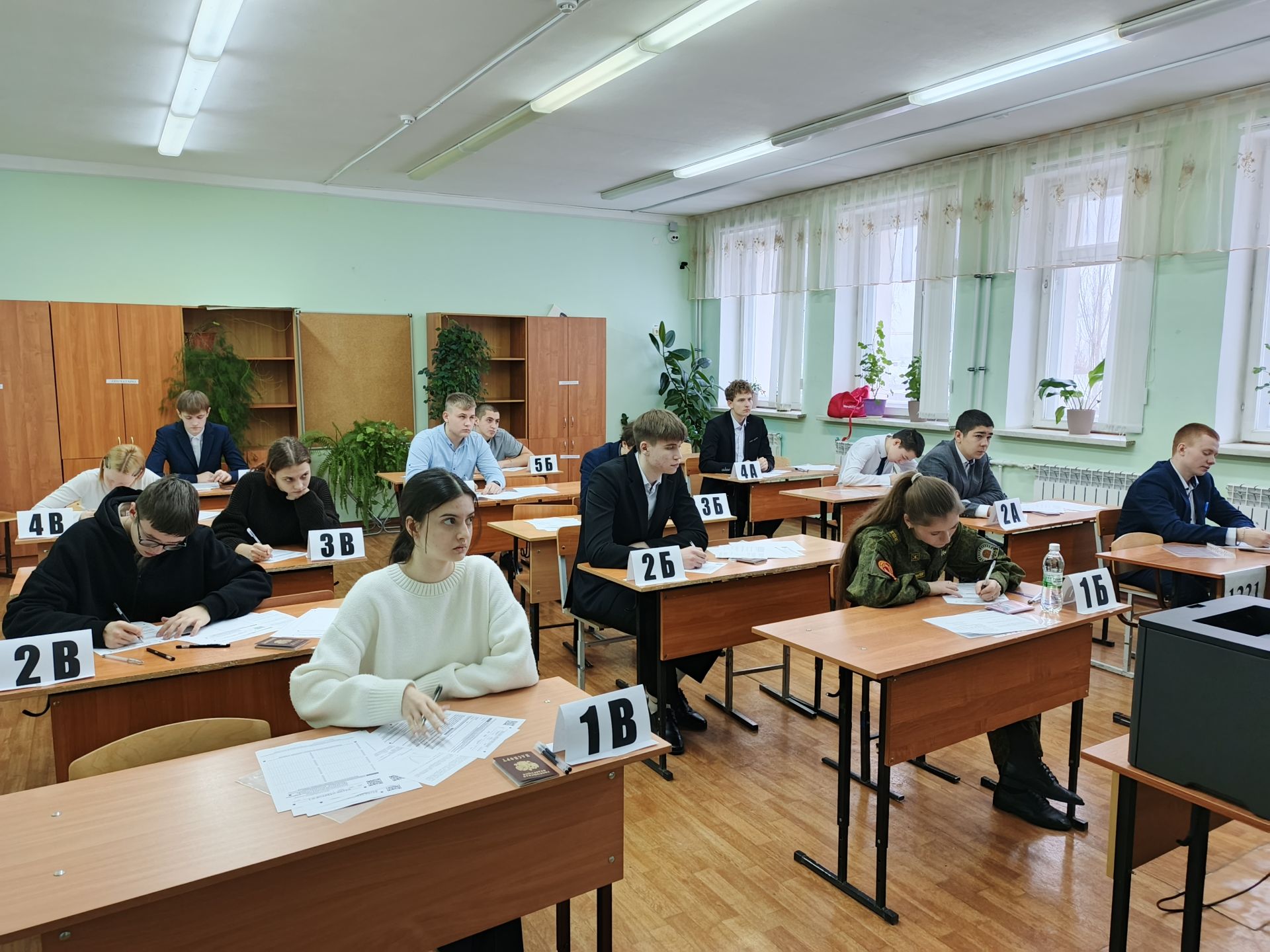Одиннадцатиклассники Спасского района протестировали себя перед настоящим ЕГЭ