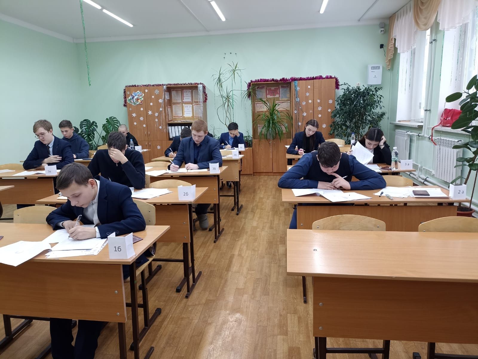 В Спасском районе провели пробное тестирование для девятиклассников