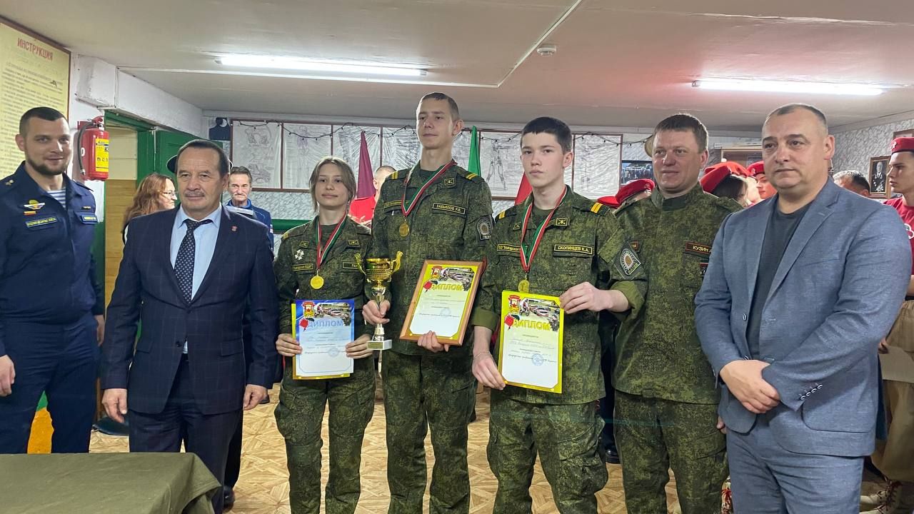 В Болгаре определили лучший юнармейский отряд района