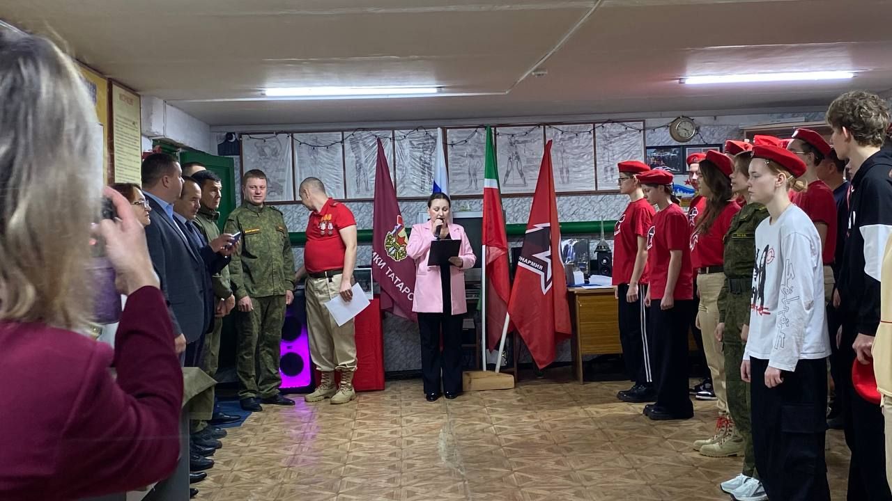 В Болгаре определили лучший юнармейский отряд района