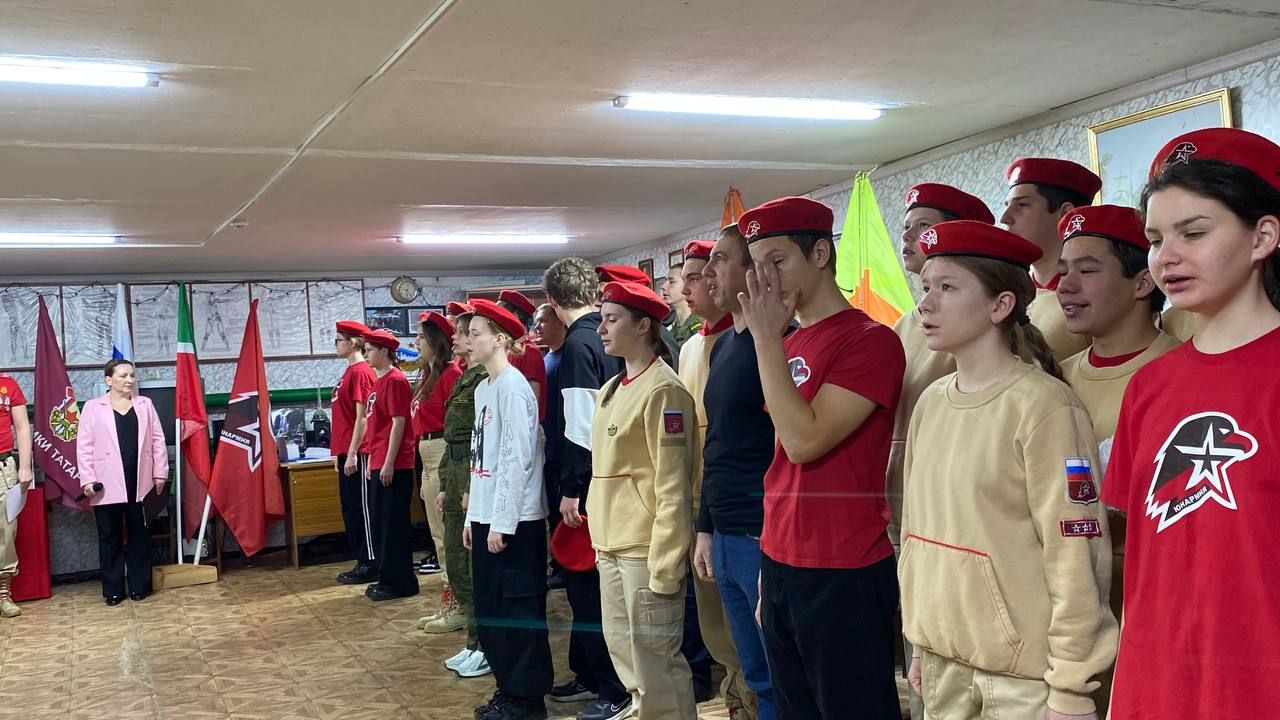 В Болгаре определили лучший юнармейский отряд района