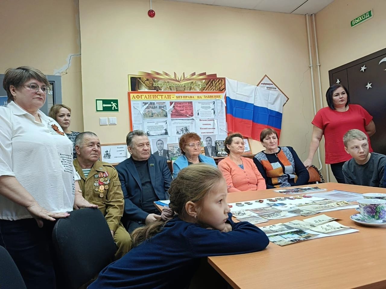 В Иж-Борискино состоялась встреча с ветераном афганской войны