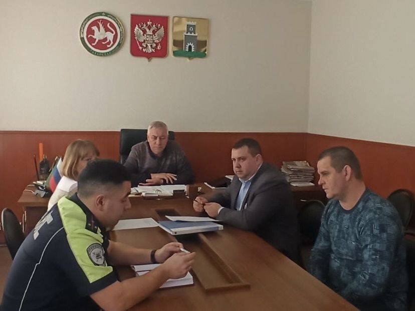 В Болгаре состоялось заседание районной комиссии по безопасности дорожного движения