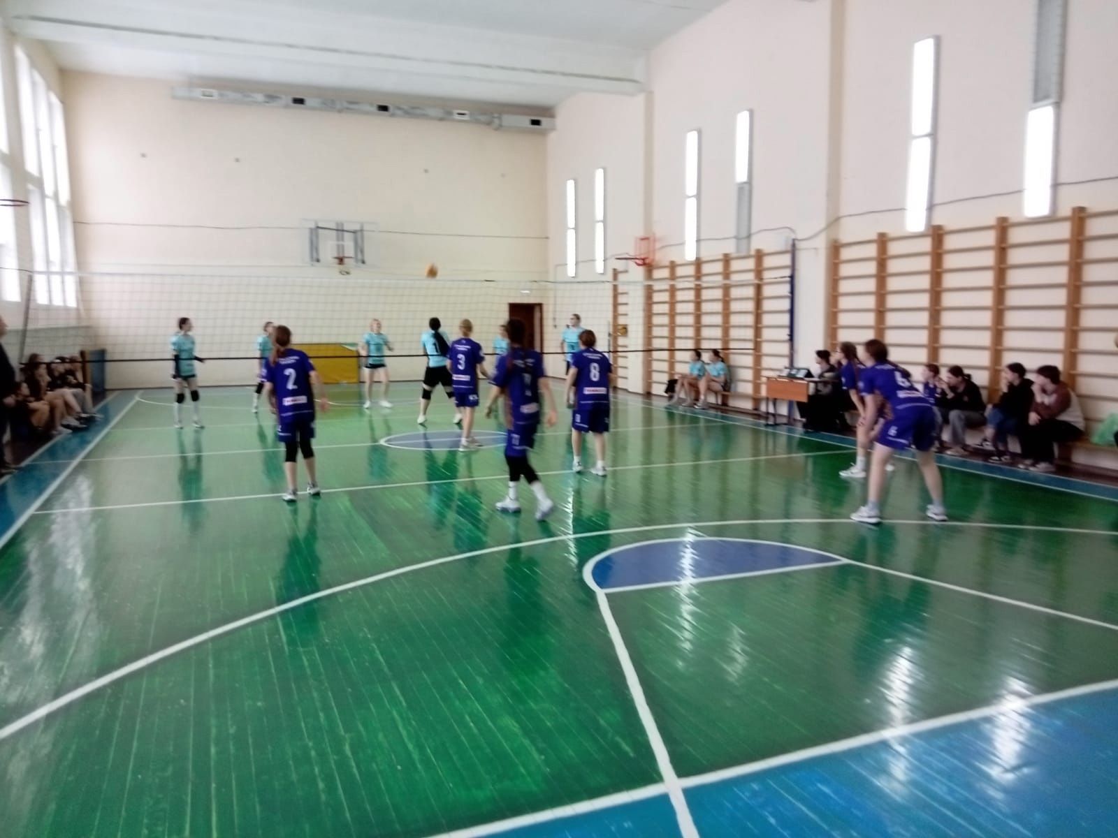 В Спасском районе прошли районные соревнования по волейболу среди школьниц
