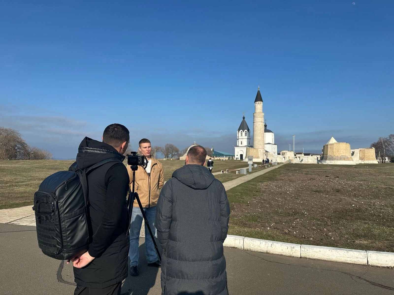 Съемочная группа «Матч-ТВ» посетила Болгарский музей-заповедник