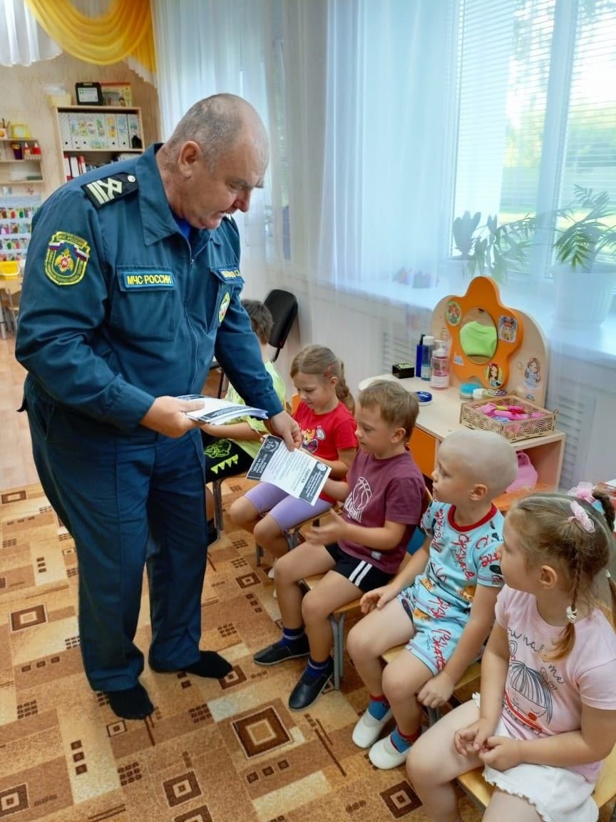 В детском саду «Колосок» провели урок безопасности на водоёмах