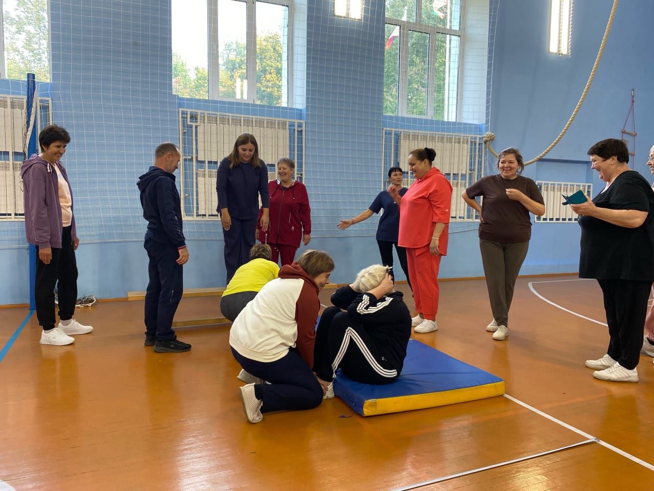 Преподаватели Трёхозёрской средней школы сдали нормативы ВФСК ГТО