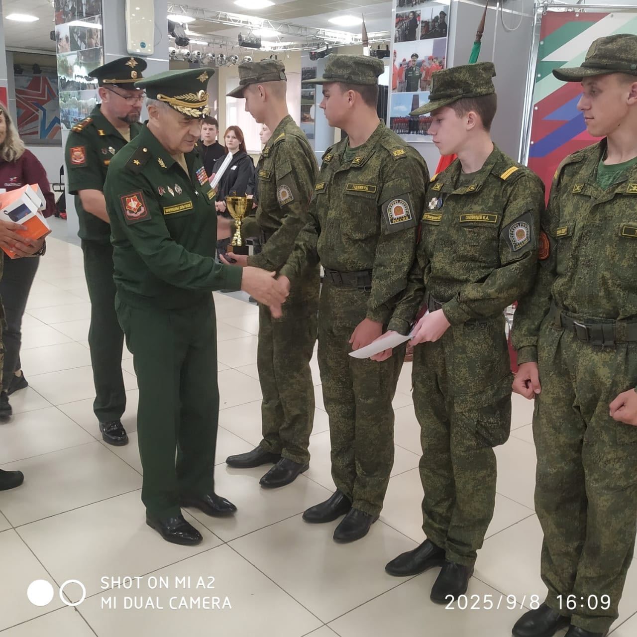 Юнармейцы Спасского района принимают участие в игре «Вперёд, юнармейцы!»