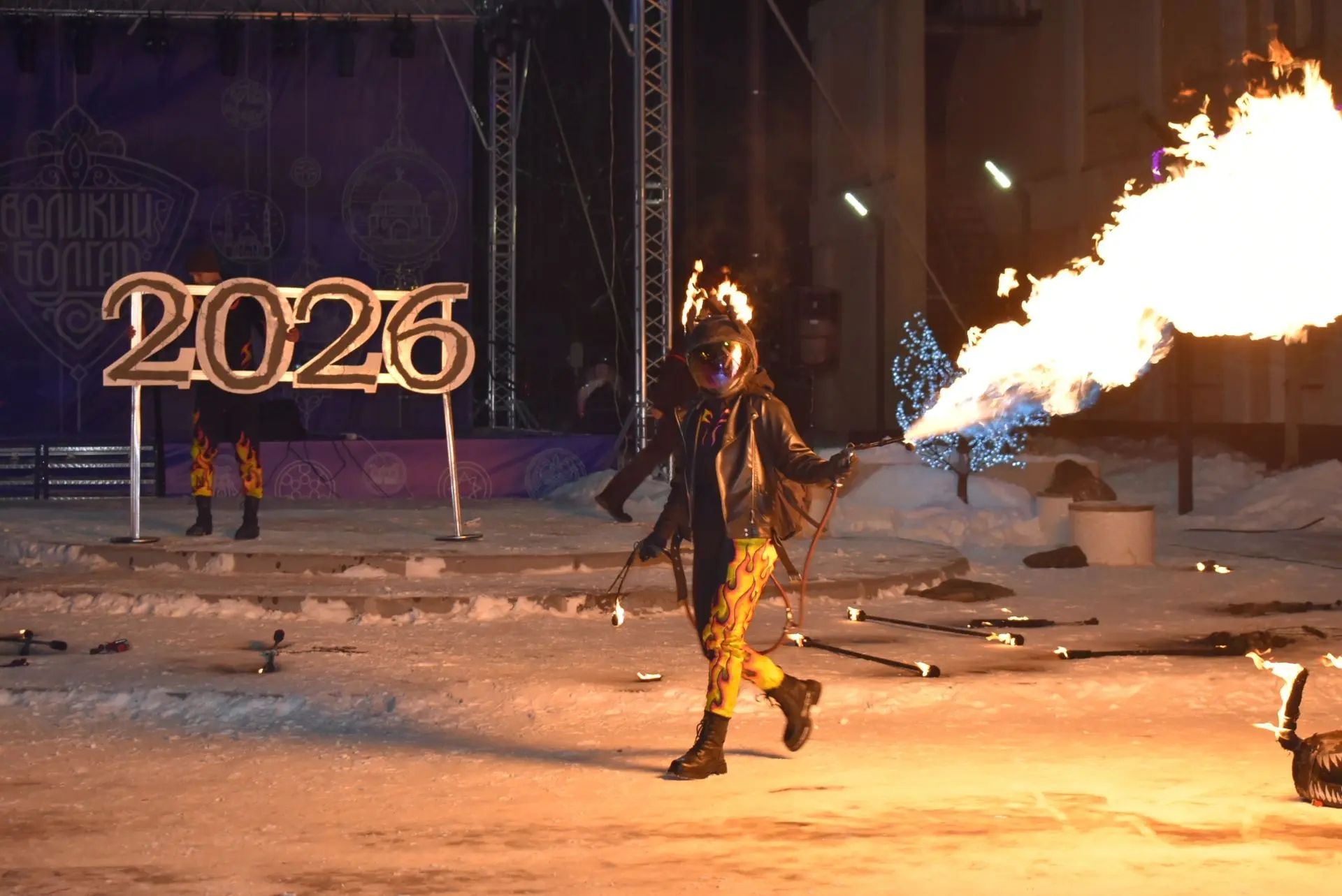 В Спасском районе встретили новый 2026 год