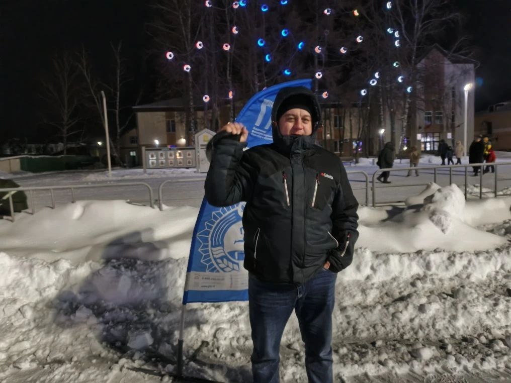 Жители Болгара сдавали нормы ГТО на новогоднем празднике