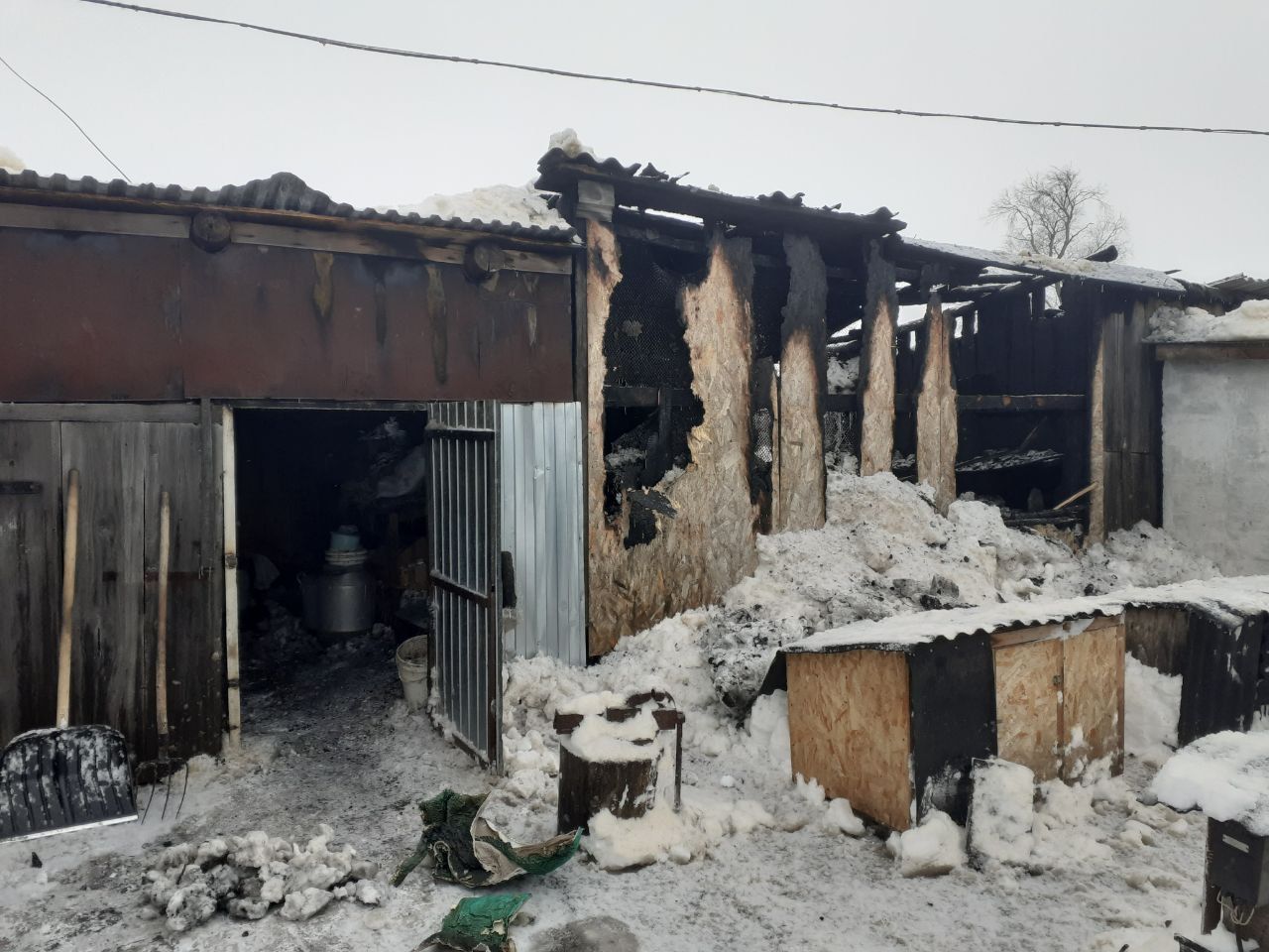 Два пожара произошли в Спасском районе
