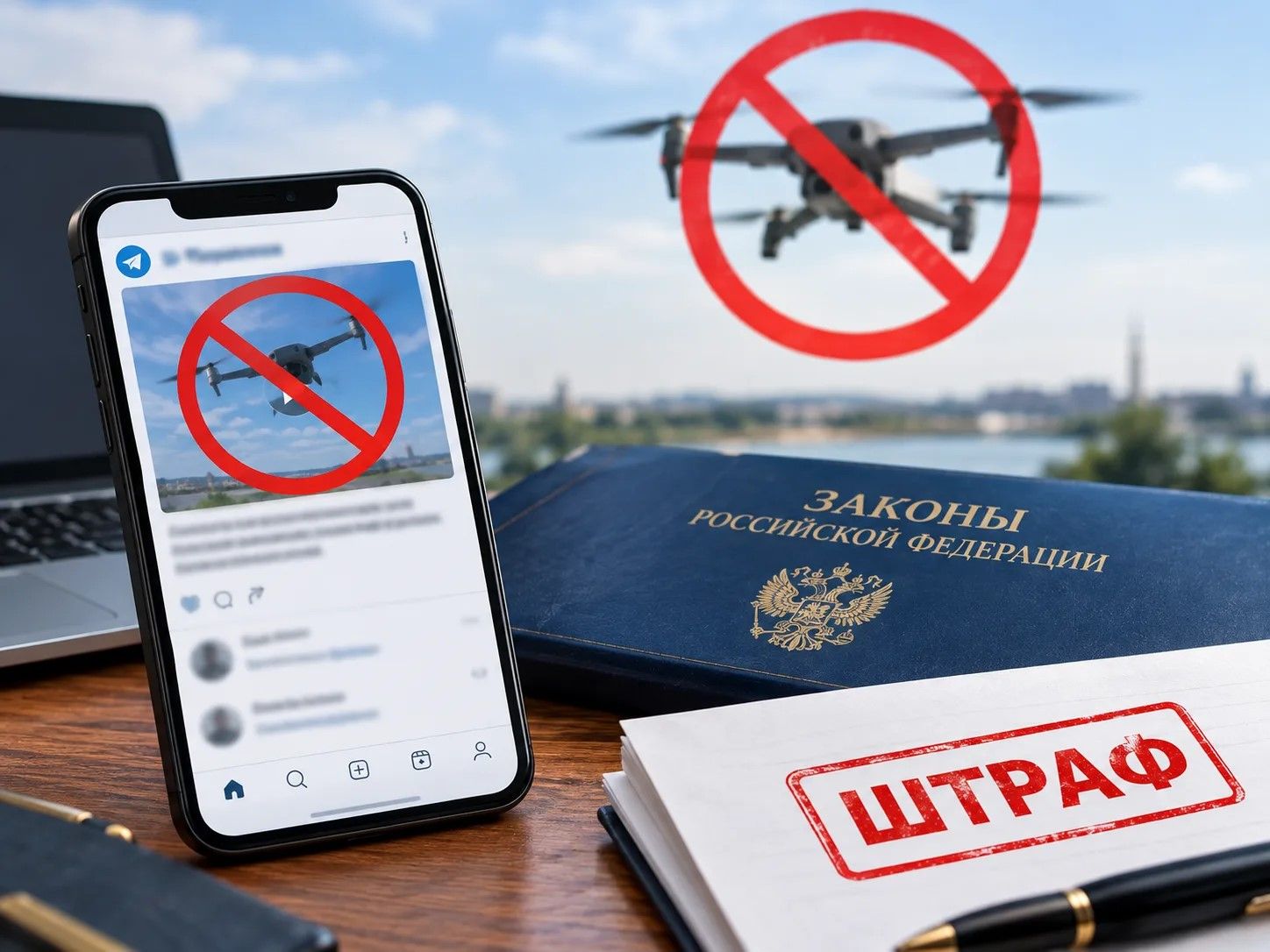 Антитеррористическая комиссия РТ предупредила о штрафах за распространение информации о БПЛА
