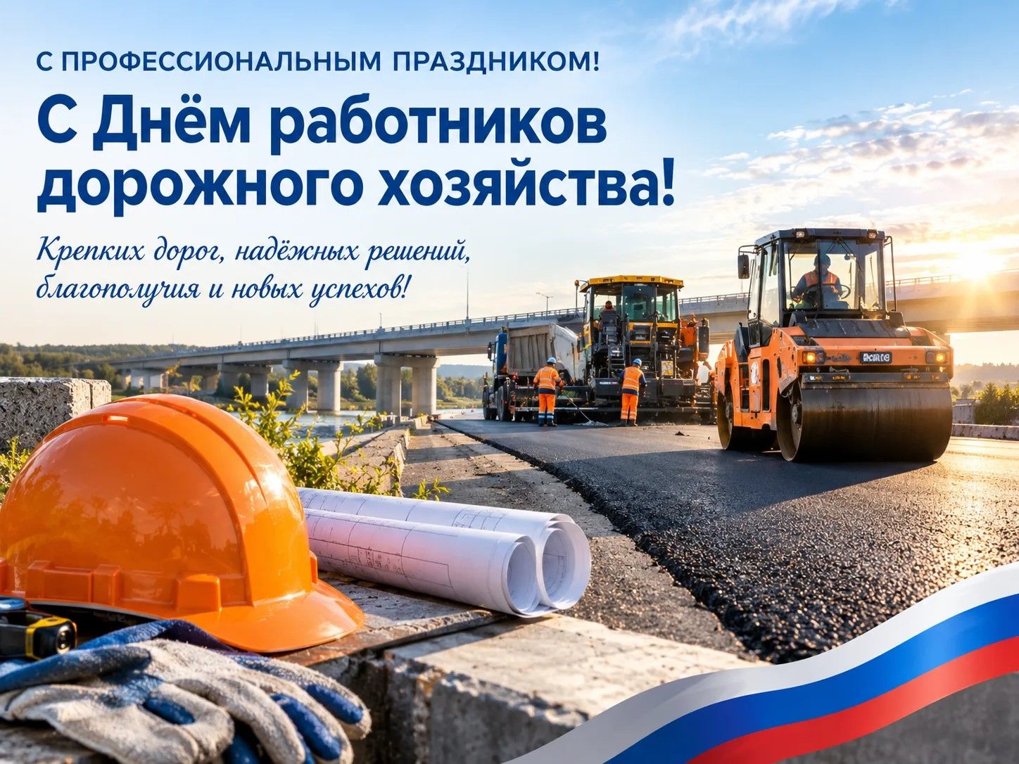 Дорожники принимают поздравления с профессиональным праздником
