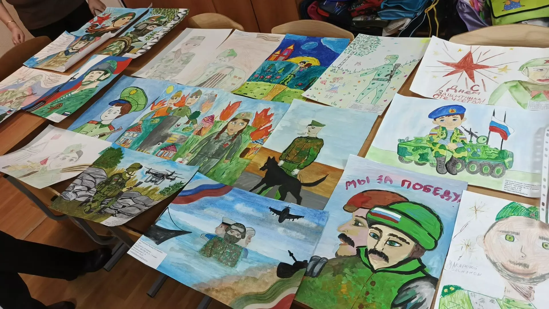 В Болгаре подвели итоги конкурсов рисунков «Нарисуй защитника Отечества» и «Сохраним природу Татарстана»