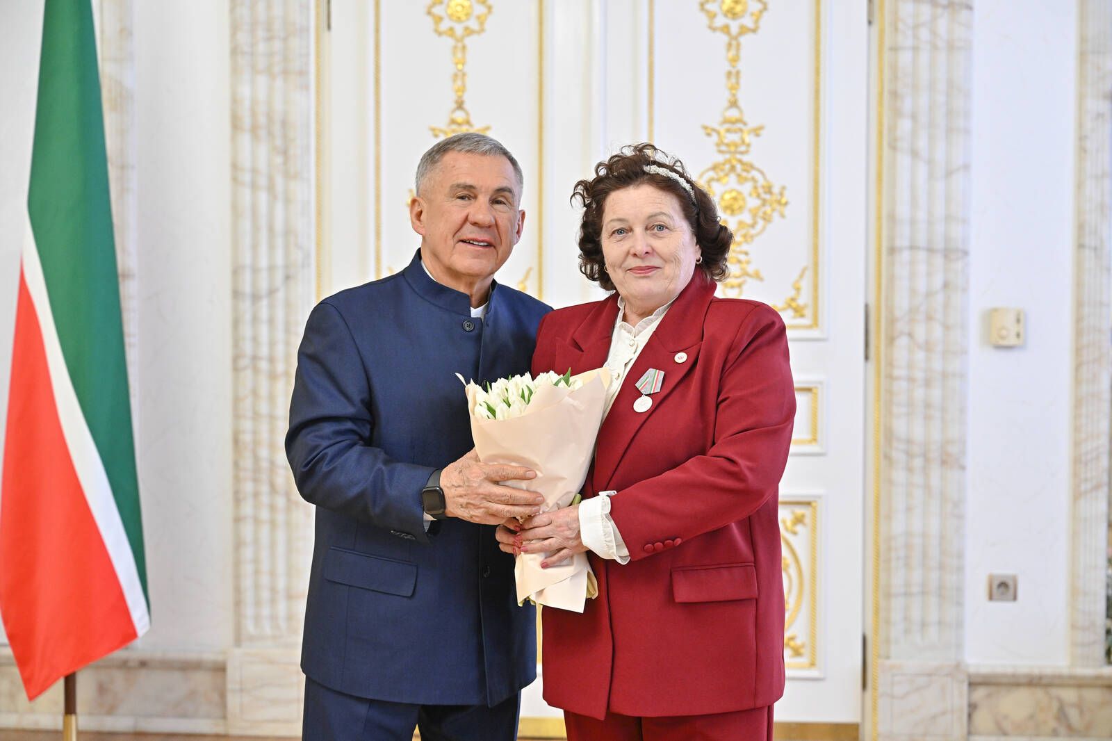 Председатель совета ветеранов Спасского района получила госнаграду от Раиса Татарстана