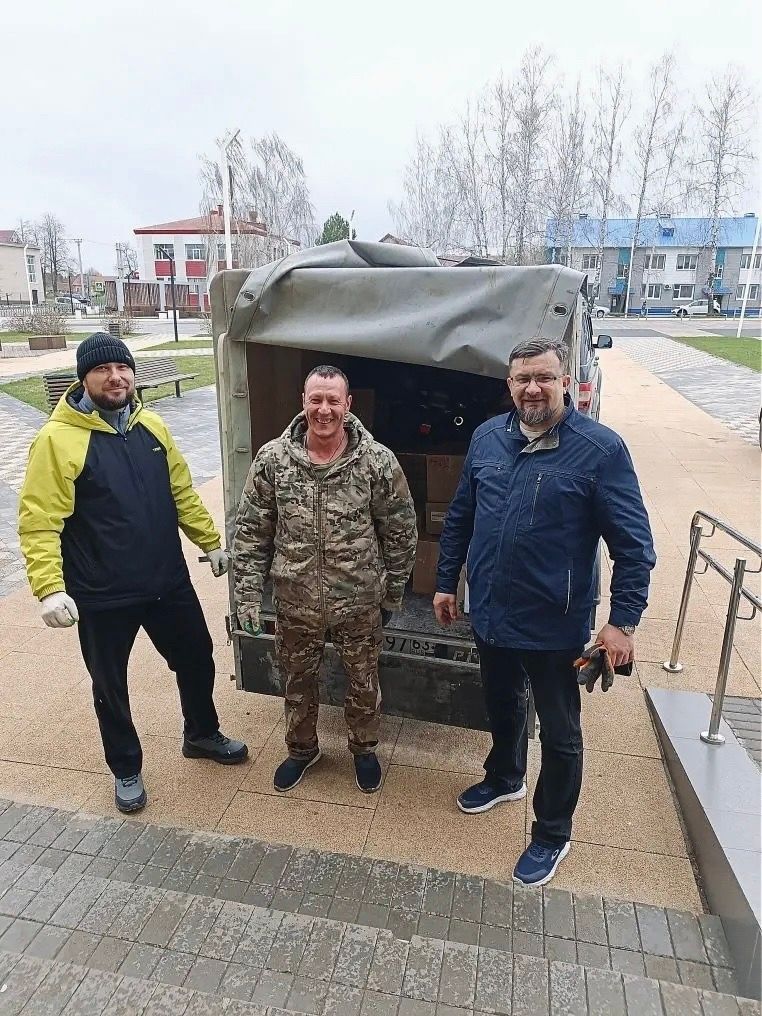 Представители общины Спасской села Балымеры доставили гуманитарный груз в зону СВО