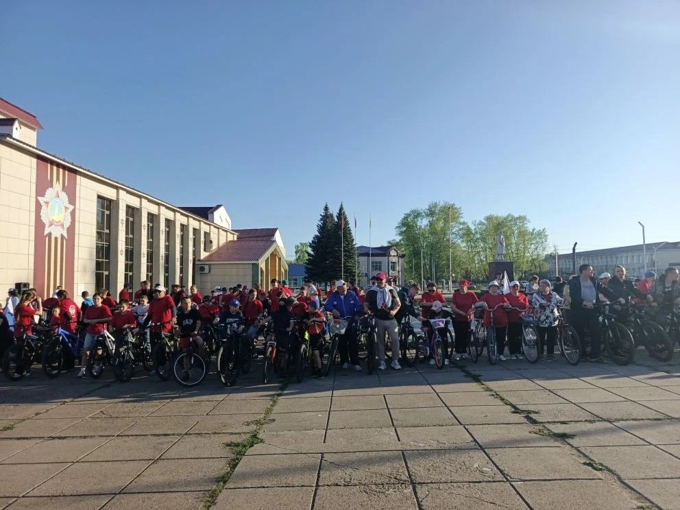 В Болгаре прошёл велопробег в честь Дня Победы