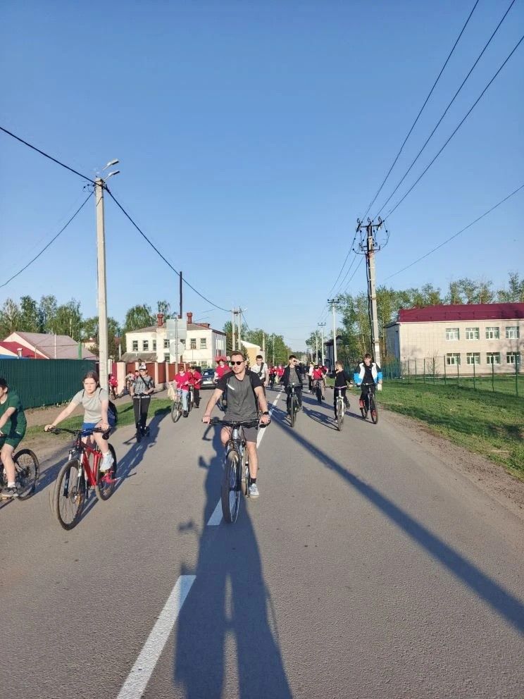 В Болгаре прошёл велопробег в честь Дня Победы