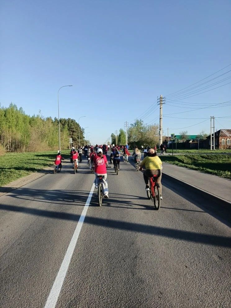 В Болгаре прошёл велопробег в честь Дня Победы