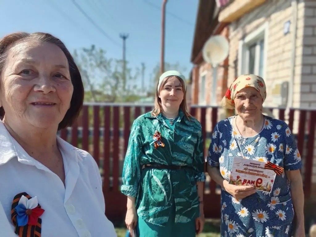 В преддверии 9 Мая в  Балымерах Спасского района поздравили детей войны и тружеников тыла