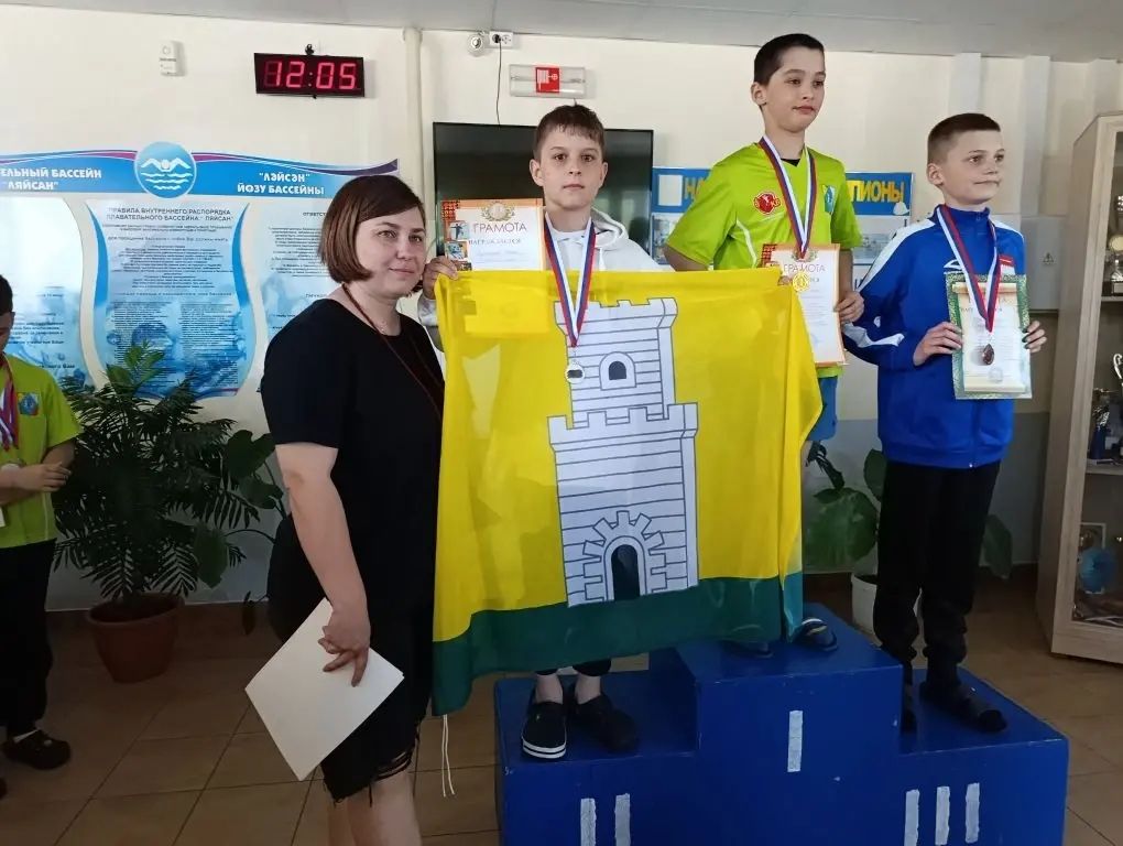 Восемь пловцов из Спасского района стали призёрами первенства в Базарных Матаках