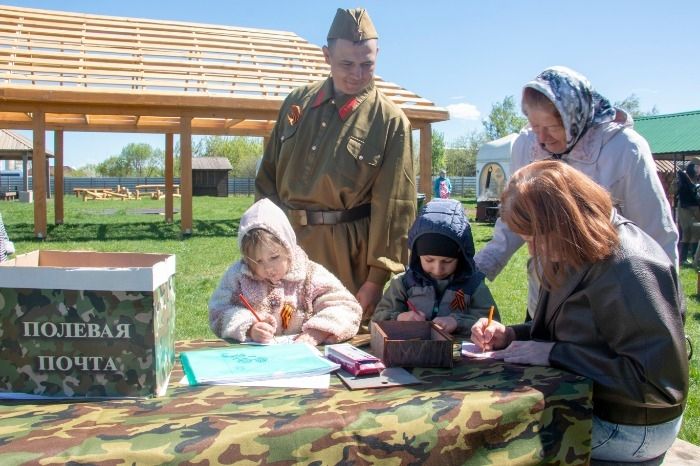 В Болгарском музее-заповеднике отметили День Победы акцией «Полевая почта»