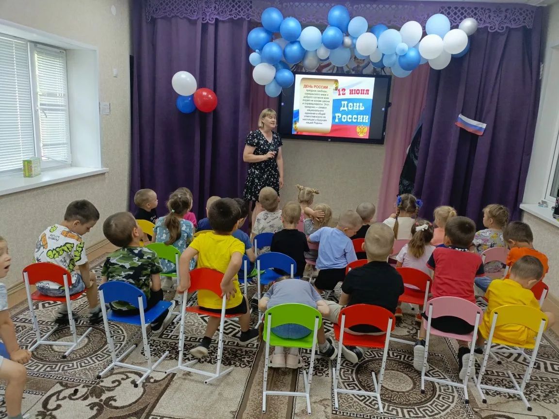 В детских садах Спасского района прошли занятия ко Дню России