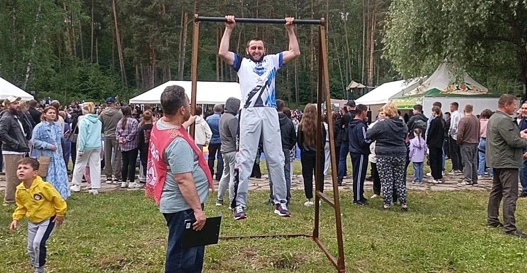 На Сабантуе в Болгаре прошли соревнования по троеборью ГТО