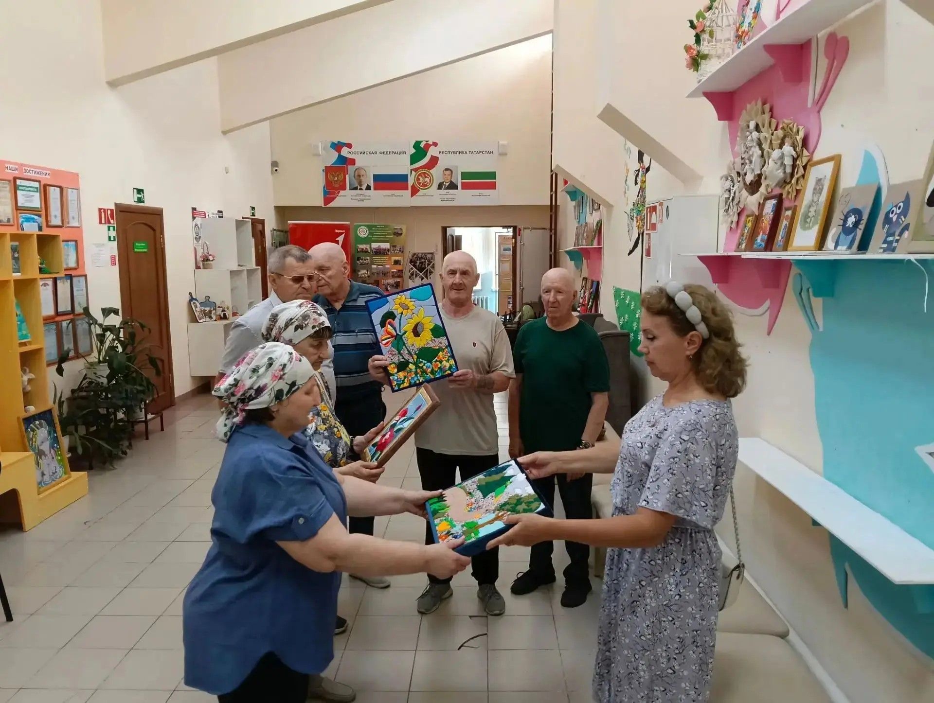 Участники программы «Активное долголетие» посетили Дом детского творчества в Спасском районе
