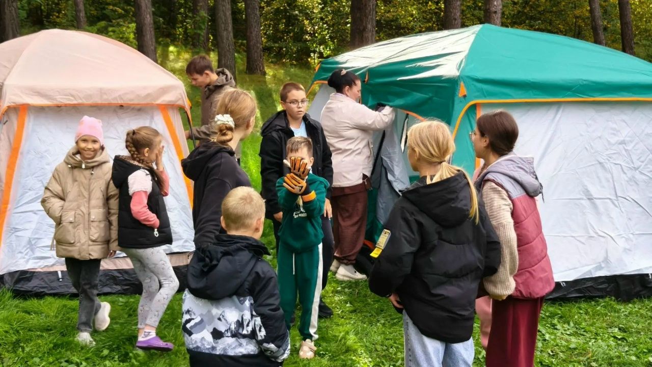 Школьники Спасского района сходили в поход на озеро Рабиги