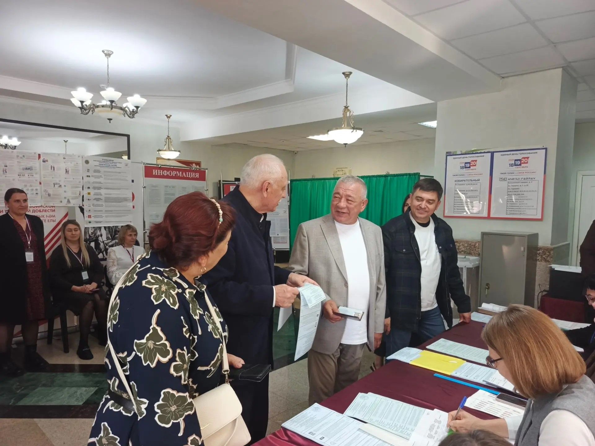 Глава Спасского района проголосовал на выборах