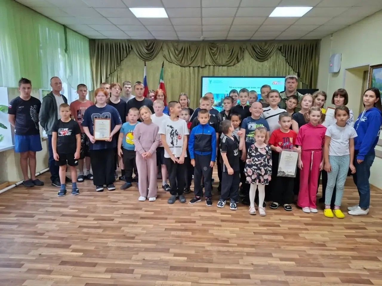В школе-интернате для детей с ОВЗ прошла экологическая встреча