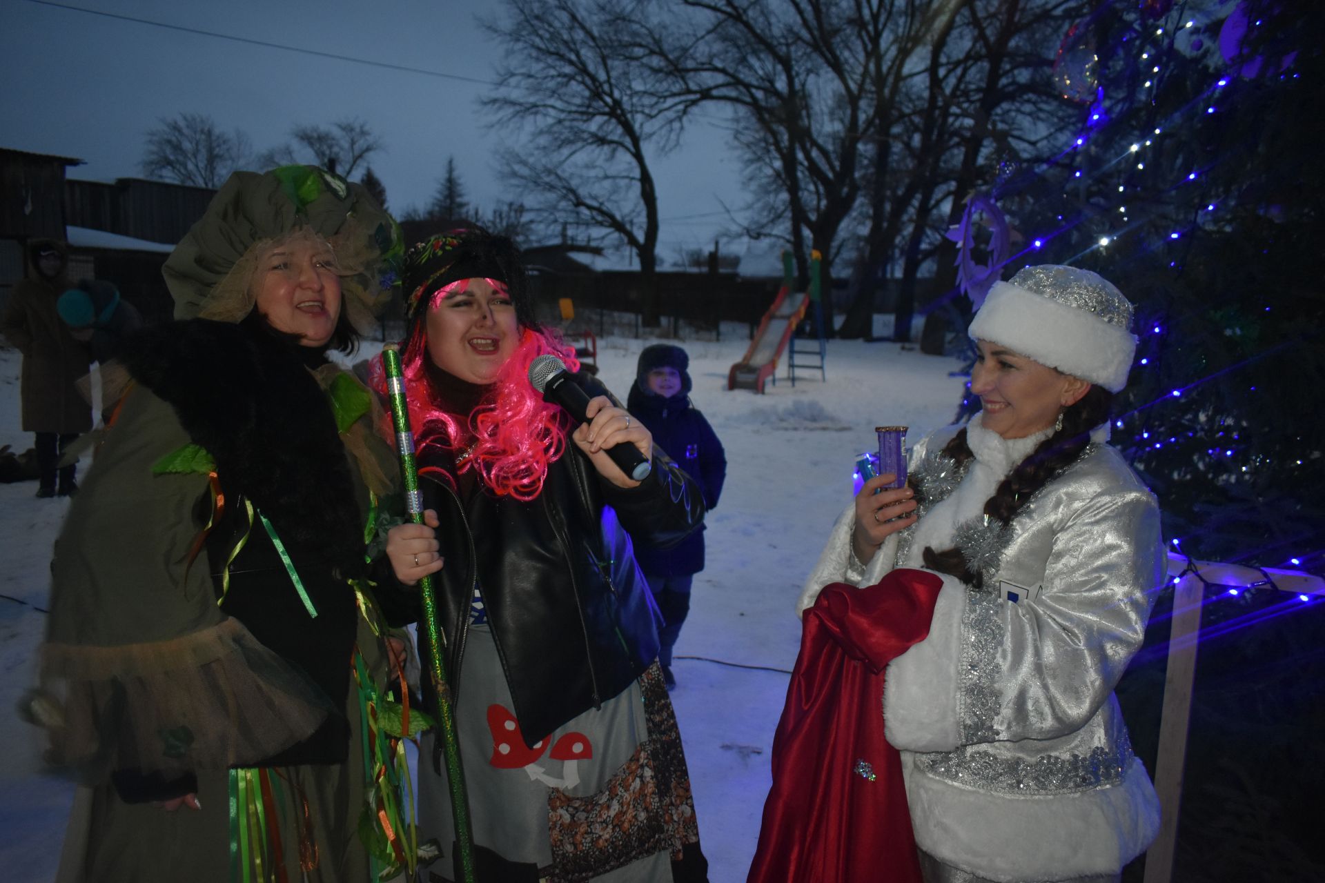 В парке «Дубки» прошла «Новогодняя тусовка»