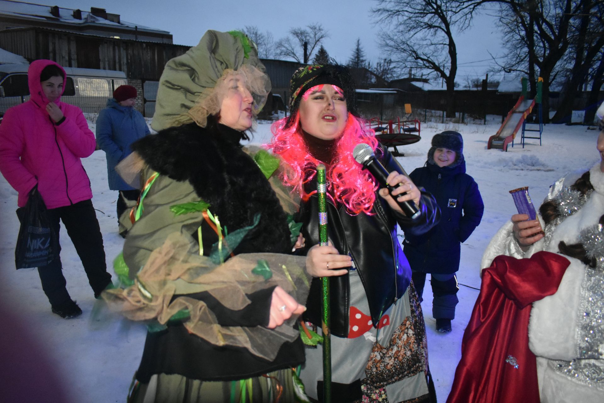 В парке «Дубки» прошла «Новогодняя тусовка»