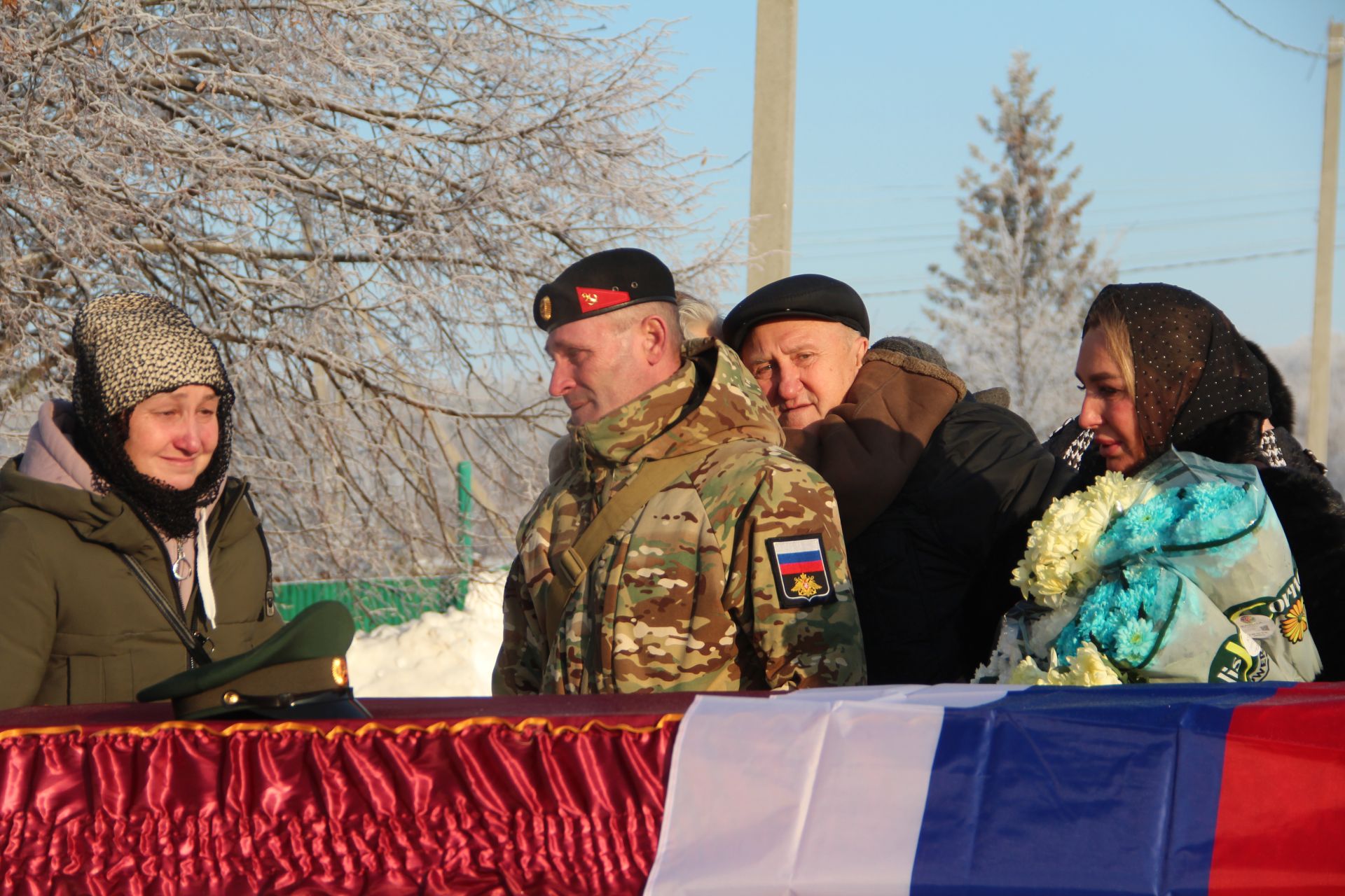 В Аграмаковке простились с погибшим бойцом СВО