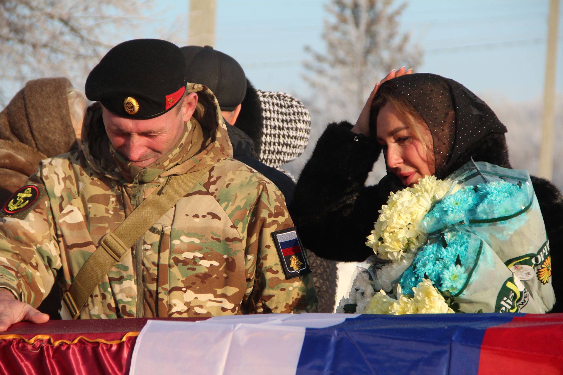 В Аграмаковке простились с погибшим бойцом СВО