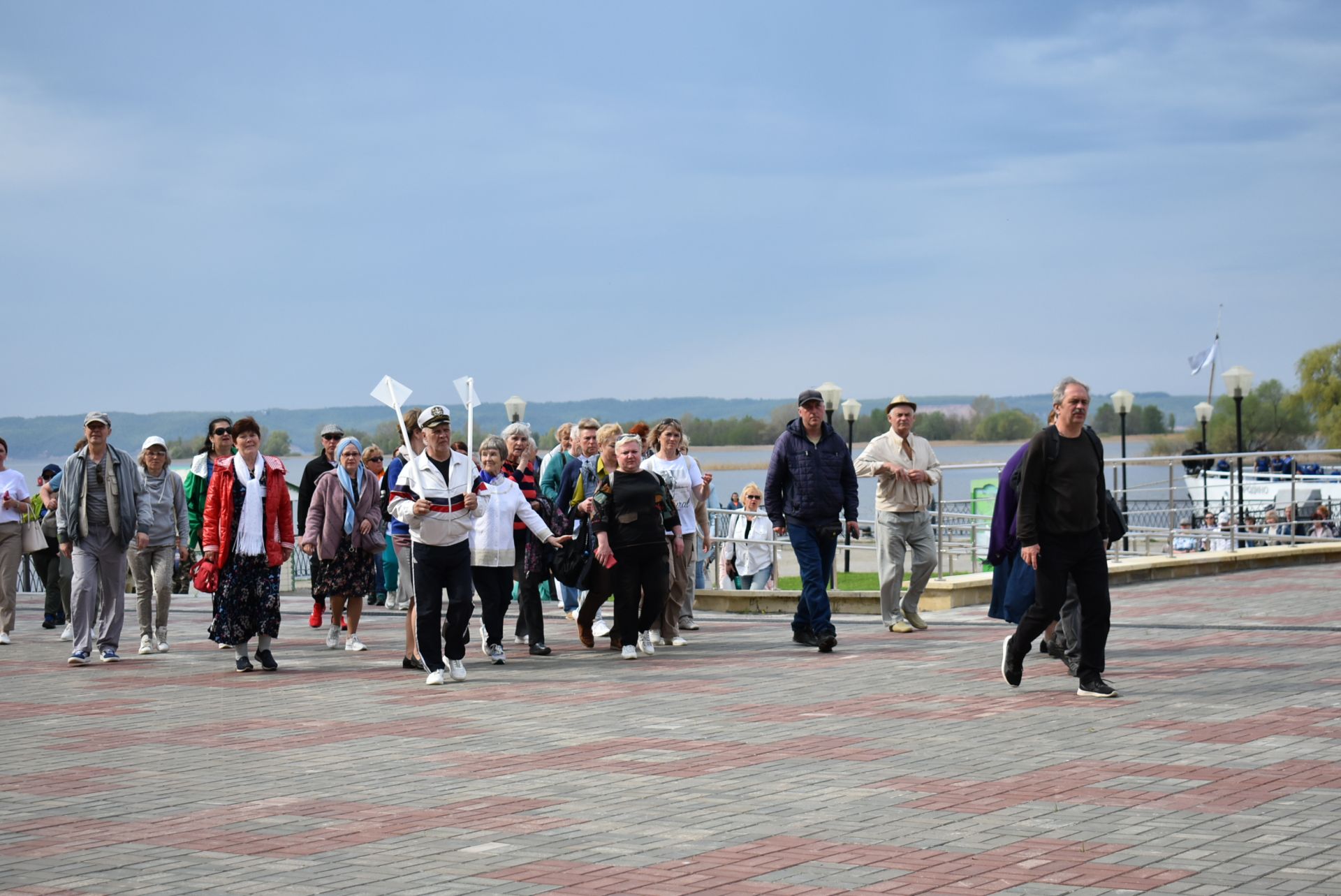 Великий Болгар встретил первый в этом году туристический теплоход