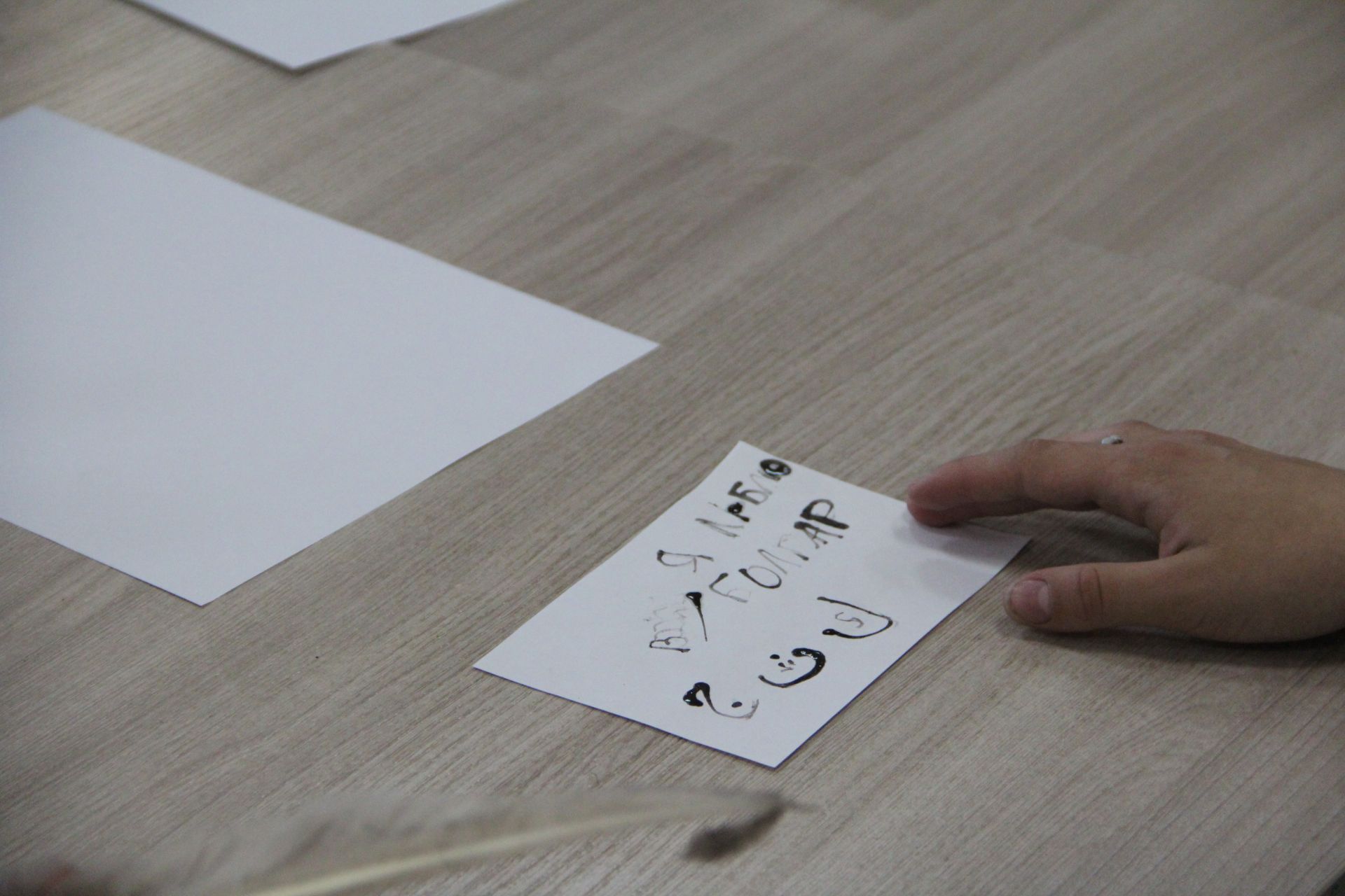 Мастер-класс по арабской каллиграфии на Изге Болгар Жыены
