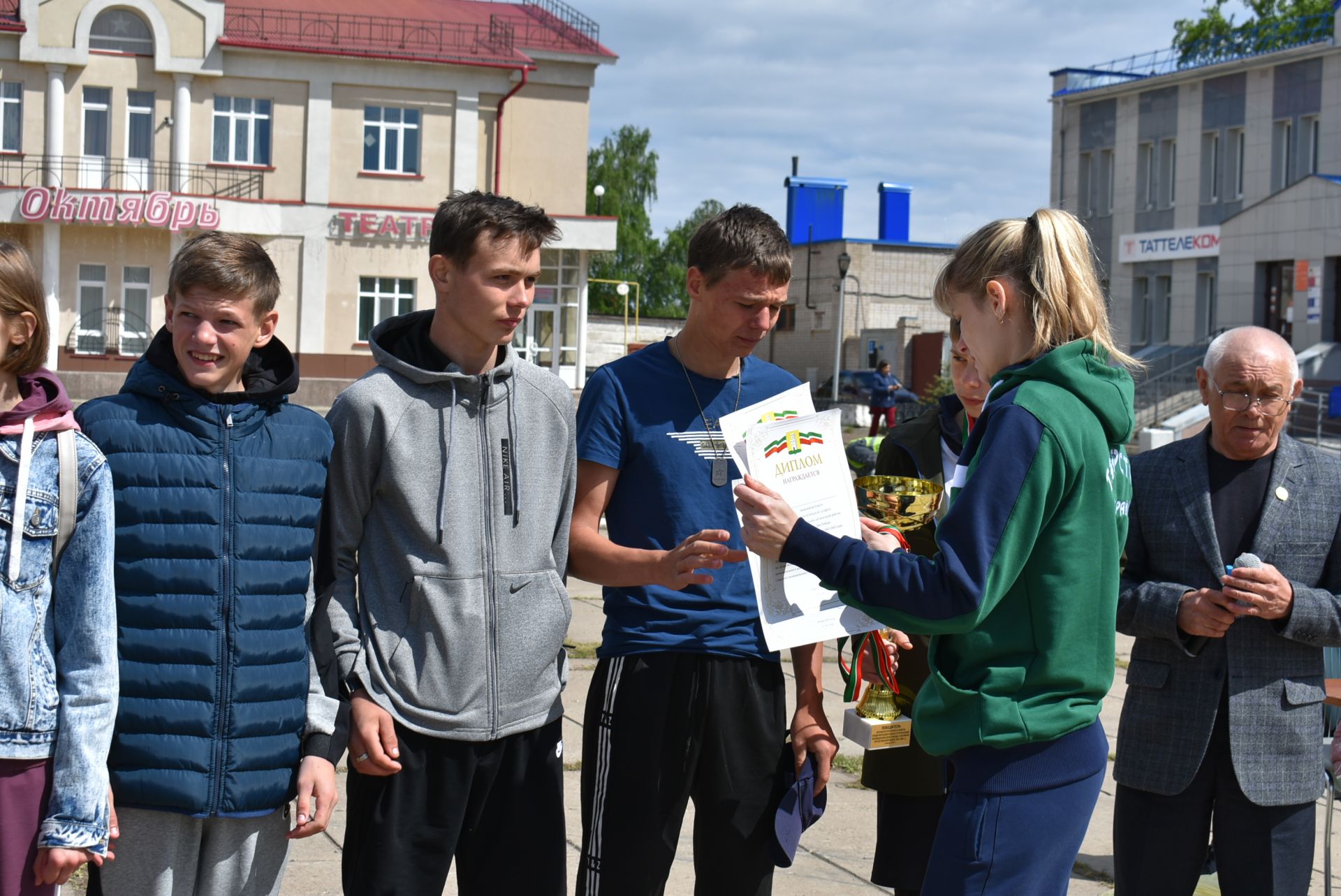 В Болгаре прошла эстафета в честь Дня Победы