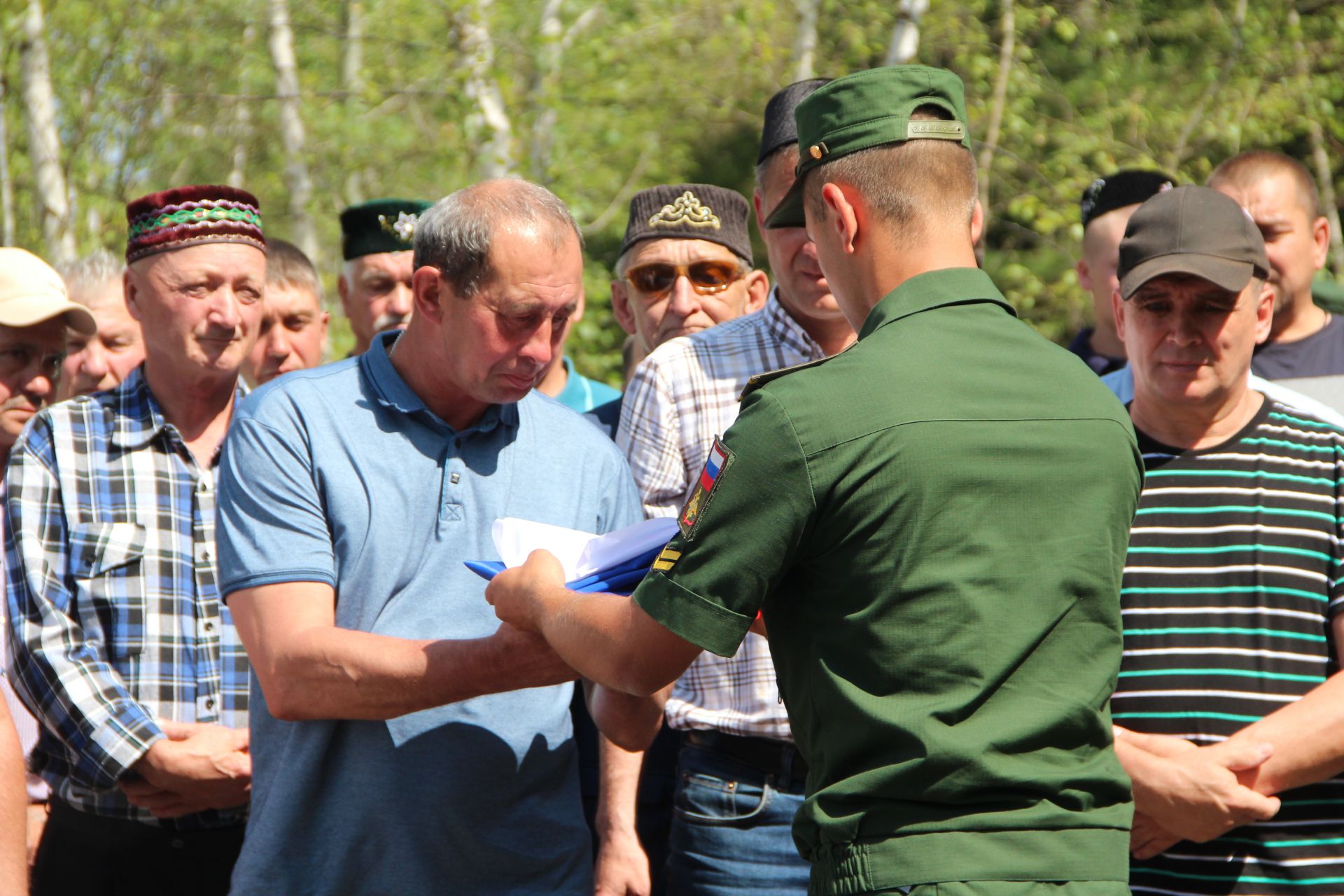 В Болгаре простились с героем, погибшим в зоне СВО