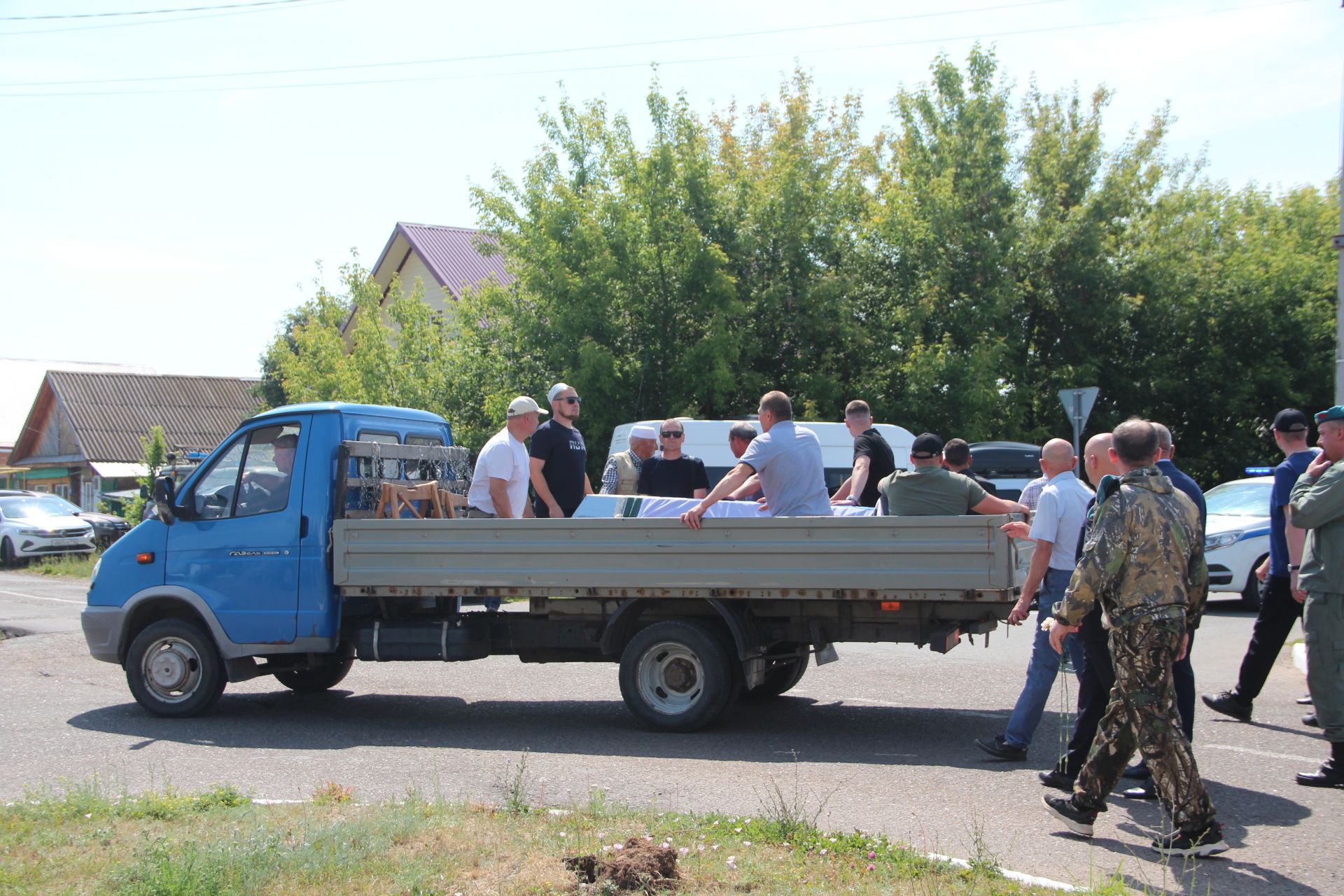 В Болгаре простились с героем, погибшим в зоне СВО