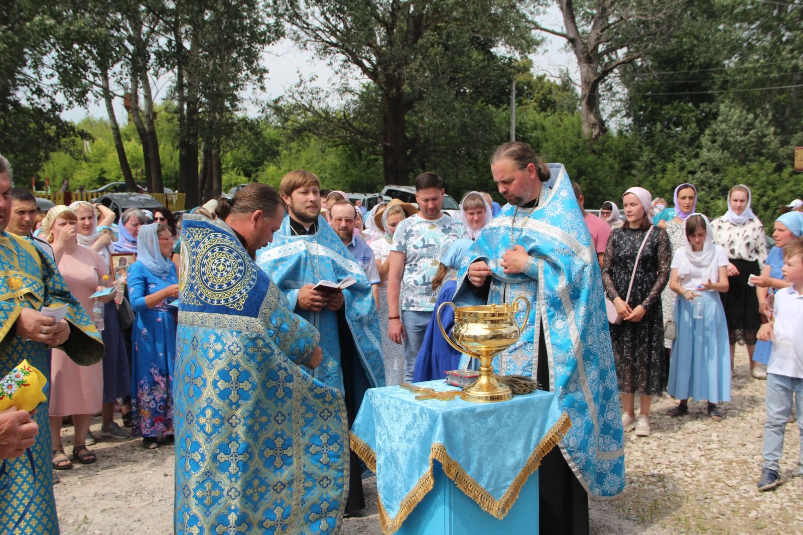 В селе Три Озера прошёл традиционный крестный ход