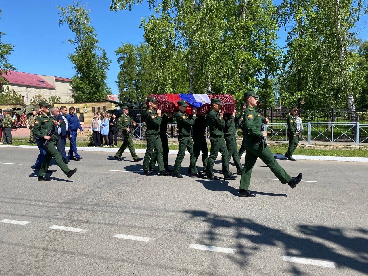 В Болгаре состоялось прощание с погибшим в зоне СВО Вагаповым Ренатом Зиннатовичем