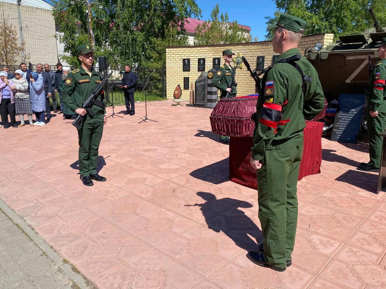 В Болгаре состоялось прощание с погибшим в зоне СВО Вагаповым Ренатом Зиннатовичем