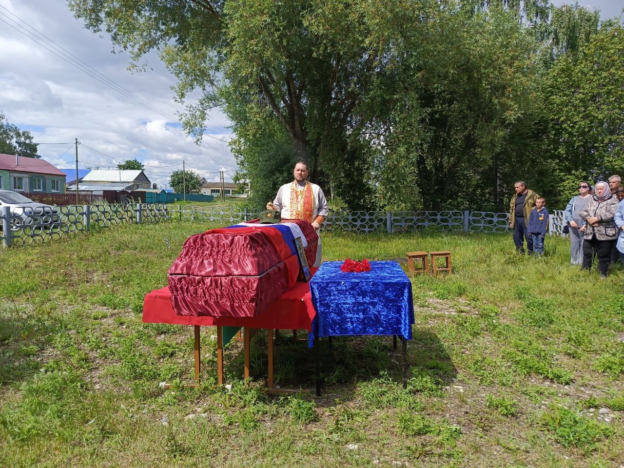 В селе Куралово простились с погибшим в зоне СВО бойцом Алексеем Герасимовым