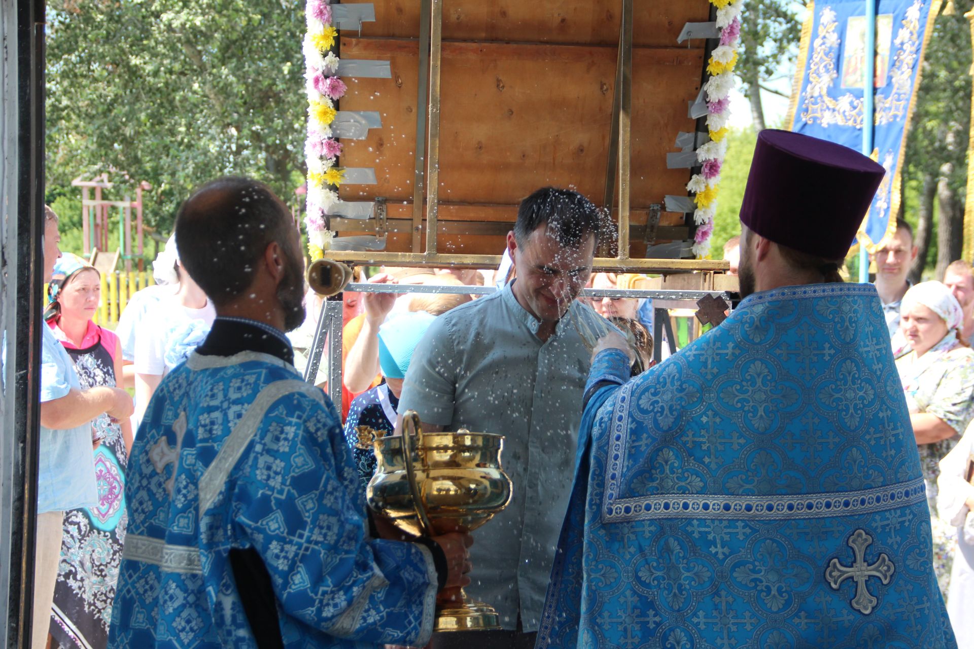 В селе Три Озера прошёл Крёстный Ход