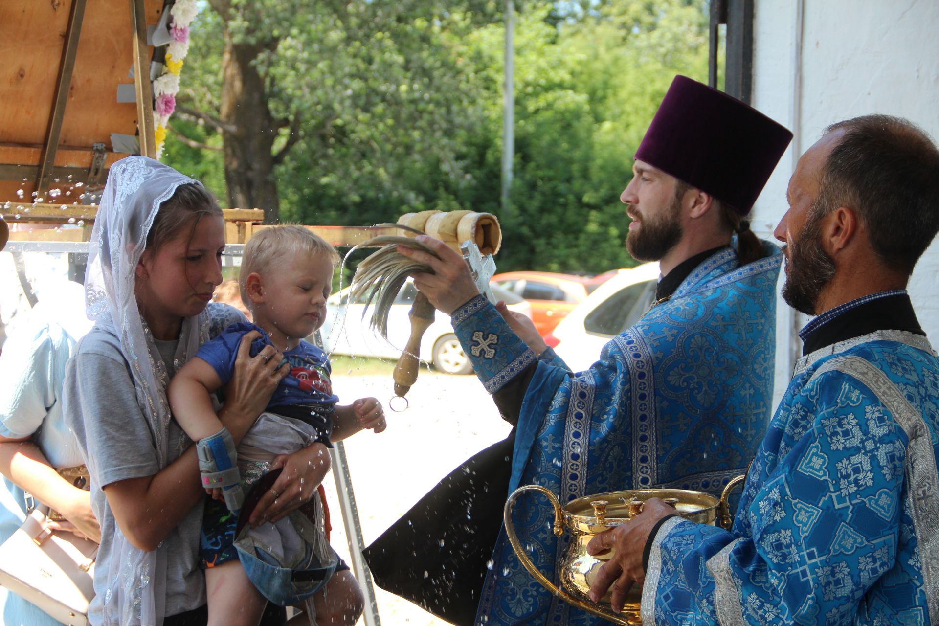 В селе Три Озера прошёл Крёстный Ход