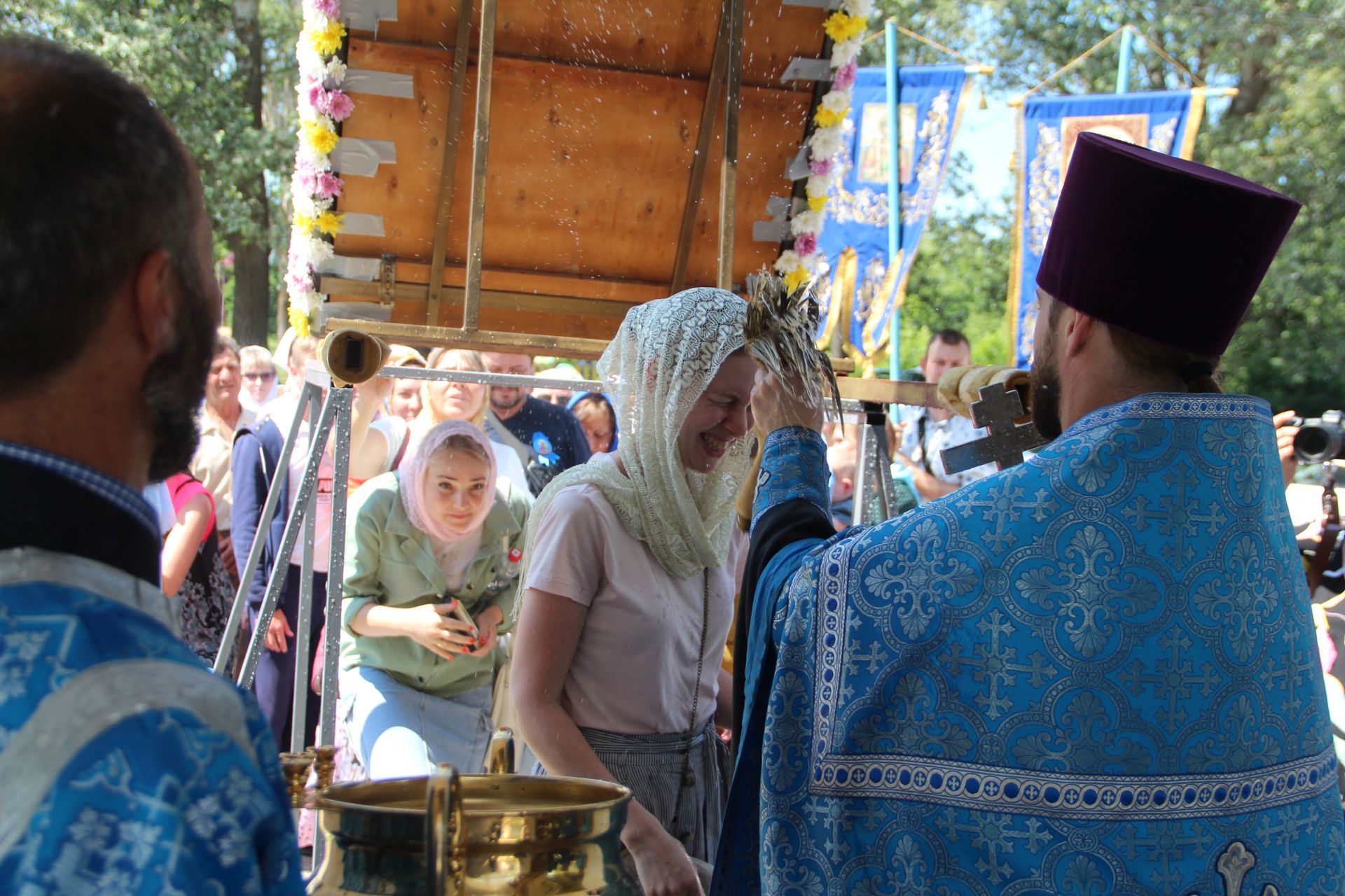 В селе Три Озера прошёл Крёстный Ход