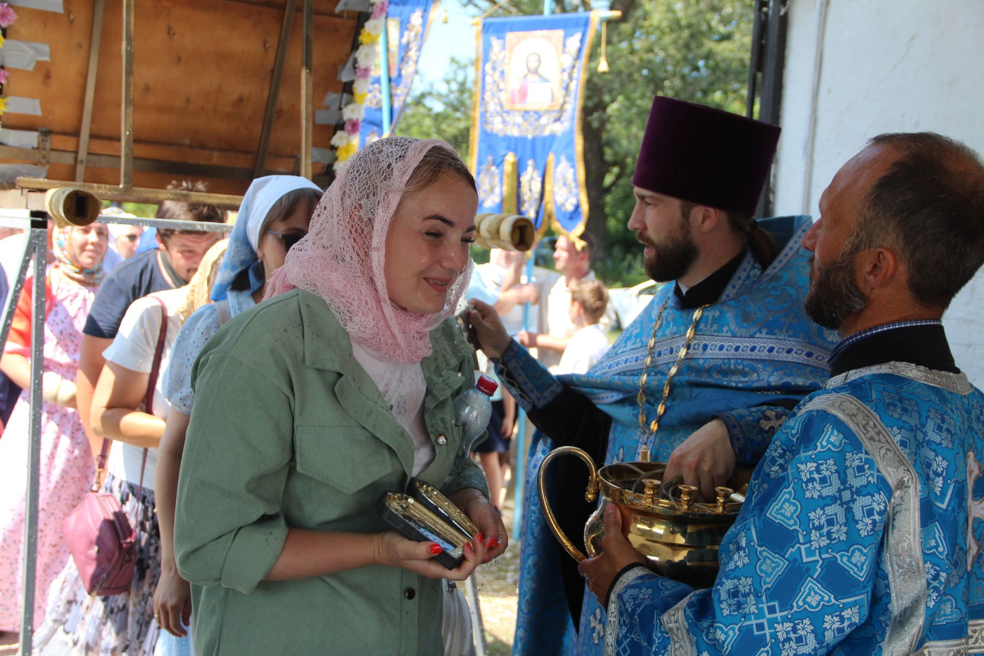 В селе Три Озера прошёл Крёстный Ход